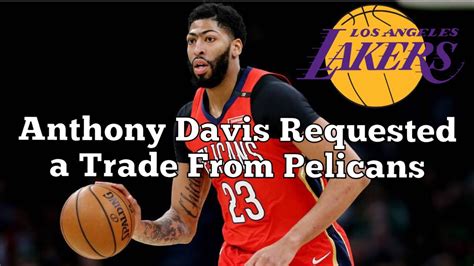 anthony davis requested trade